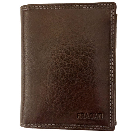 KOŽENÁ PENĚŽENKA PRAGATI DARK BROWN