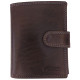 KOŽENÁ PENĚŽENKA PRAGATI DARK BROWN L