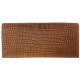 KOŽENÁ PENĚŽENKA CROCO HNĚDÁ