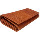 KOŽENÁ PENĚŽENKA CROCO BRICK RED