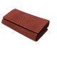 KOŽENÁ PENĚŽENKA CROCO BRICK RED S KLOPOU