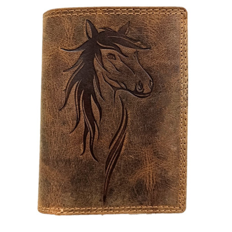 Kožená peněženka kůň