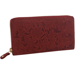 DÁMSKÁ PENÁLOVÁ PENĚŽENKA KVĚTOVANÁ RED