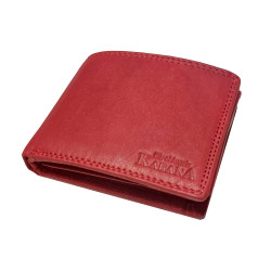 KOŽENÁ PENĚŽENKA MINI KABANA RED