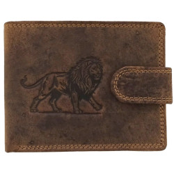 KOŽENÁ PENĚŽENKA LEV KRÁL ZVÍŘAT