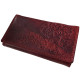 Kožená peněženka KVĚTY RED