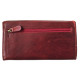 Kožená peněženka KVĚTY RED