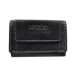 Kožená mini peněženka hnědá