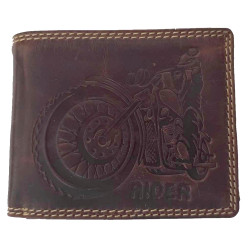 Kožená peněženka brown RIDER