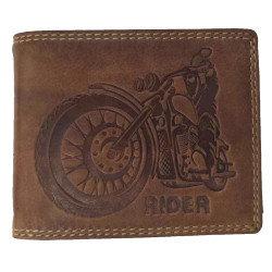 Kožená peněženka tan RIDER