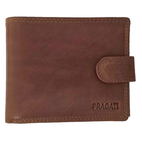 Kožená hnědá peněženka PRAGATI