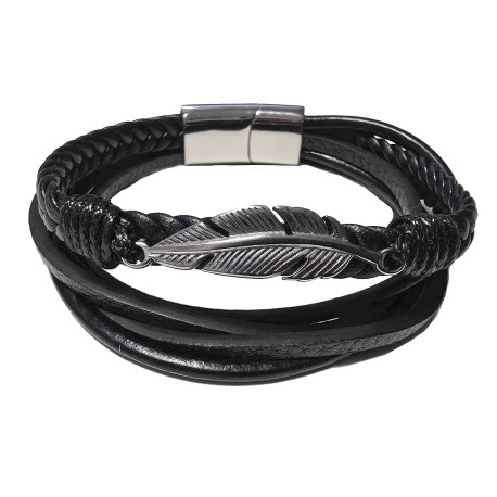 Kožený náramek PÍRKO