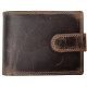 Pánská kožená peněženka broušená