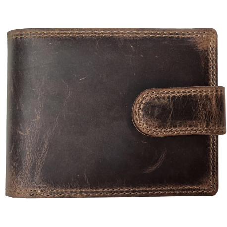 Pánská kožená peněženka broušená