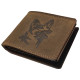 Kožená peněženka VLČÁK - OVČÁK hnědý