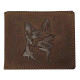 Kožená peněženka VLČÁK - OVČÁK hnědý