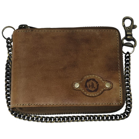 KOŽENÁ PENĚŽENKA ZIPOVÁ