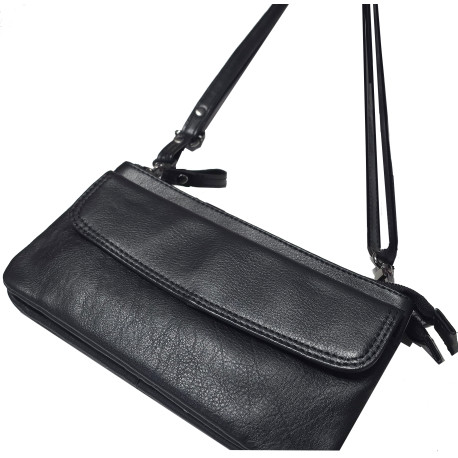 Dámská kožená kabelka MINI BLACK