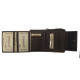 Dámská kožená peněženka UNISEX TRIFOLD BROWN