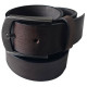 Kožený opasek PRAGATI DARK BROWN
