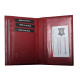 Kožené dokladové pouzdro LP červené