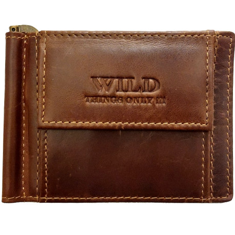 Kožená dolarka WILD BROWN