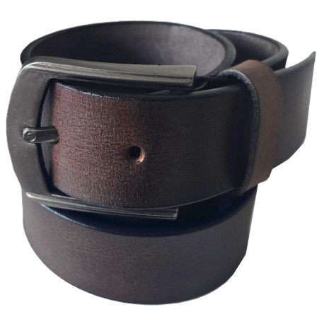 Kožený opasek PRAGATI DARK BROWN