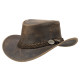 Australský kožený klobouk PATHFINDER CLASSIC - Rugged Earth