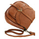 Italská kožená kabelka přes rameno RETRO brown