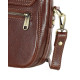 Italská kožená kabelka přes rameno VERONA hnědá