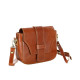 Italská kožená kabelka přes rameno VERONA brown