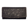 Kožená peněženka ROMANCE dark brown