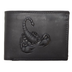 Kožená peněženka ŠTÍR ČERNÁ