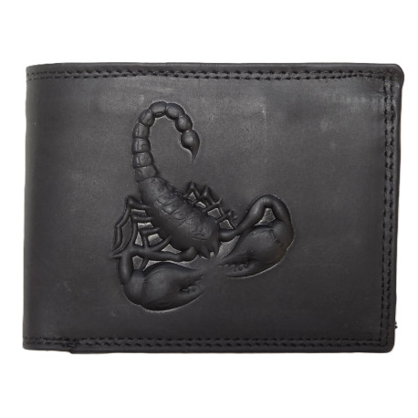 Kožená peněženka ŠTÍR ČERNÁ