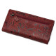 Kožená peněženka ROMANCE red