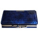 Dámská kožená peněženka MOTÝLI modrá