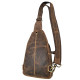 Kožená crossbody taška Hunters
