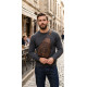 Kožená crossbody taška Hunters