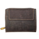 Dámská kožená peněženka UNISEX TRIFOLD BROWN