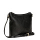Kožená kabelka crossbody HEXAGONA černá