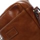 Pánská kožená crossbody koňaková