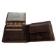 Kožená peněženka s divočákem dark