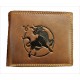 Býk - Kožená peněženka znamení zvěrokruhu