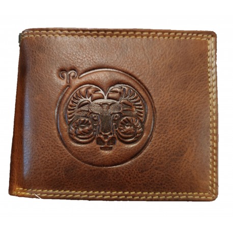 Beran - Kožená peněženka znamení zvěrokruhu