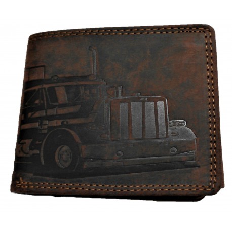 Kožená peněženka kamion