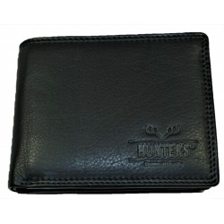 Hunters kožená peněženka black