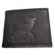 Kožená peněženka jelen šedý