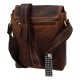 Praktická pánská kožená crossbody