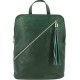 Dámský kožený batoh zelený