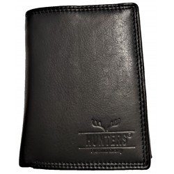 Hunters kožená prostorná peněženka black